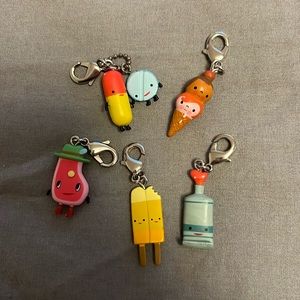 RESERVED LISTING: Lot of 5 Aaron Meshon Let’s Hang Zipper Pulls